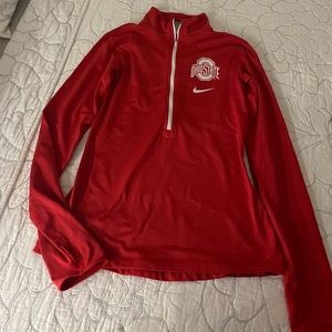 Ohio State Dri-fit nike red sweatshirt